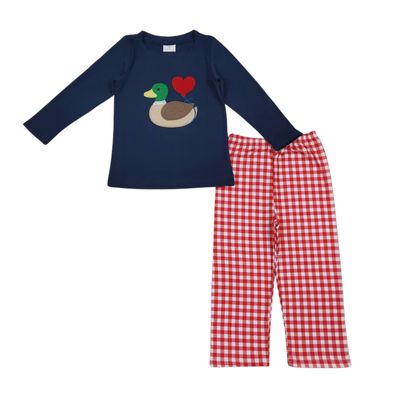Duck Heart Long Sleeve Pant Set