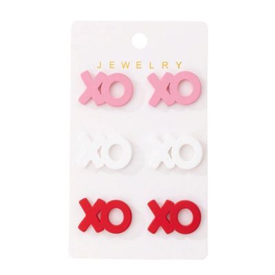 XOXO 3-Pack Earrings