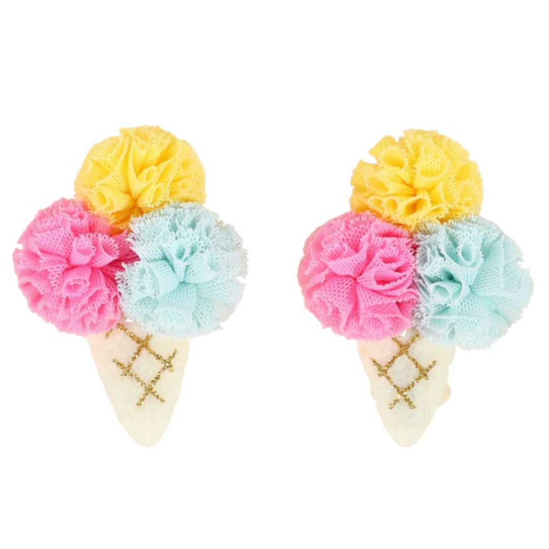 Ice Cream 2-Pack Hair Clips