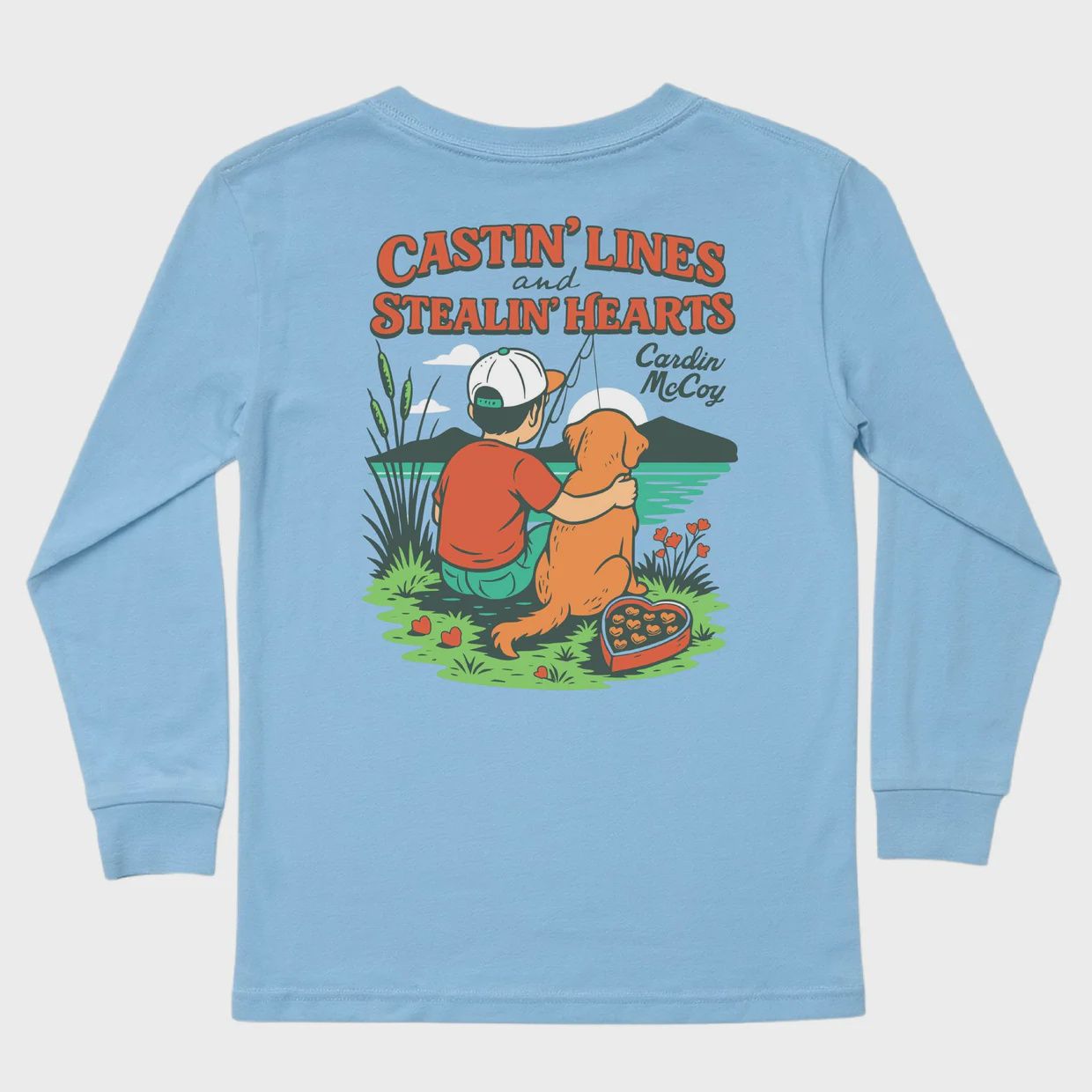 Castin’ Lines &amp; Stealing Hearts Long-Sleeve Tee