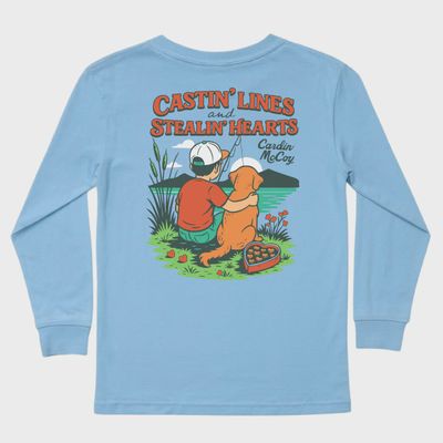 Castin’ Lines &amp; Stealing Hearts Long-Sleeve Tee