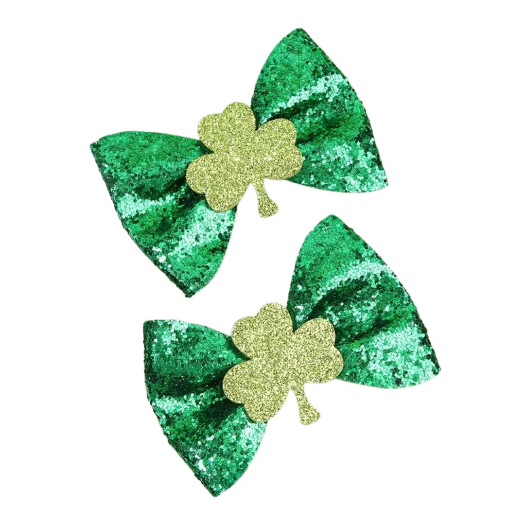 Shamrock 2-Piece Bow Set