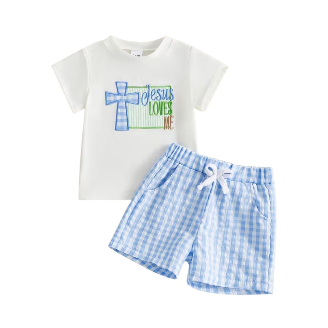 Jesus Loves Me Short Set
