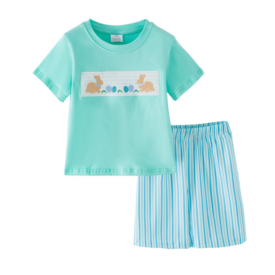 Easter Bunny &amp; Eggs Short Set
