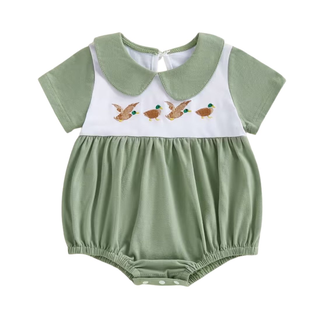 Duck Peter Pan Collar Bubble