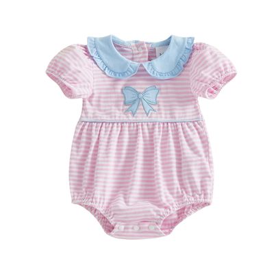 Pink and Blue Bow Bubble