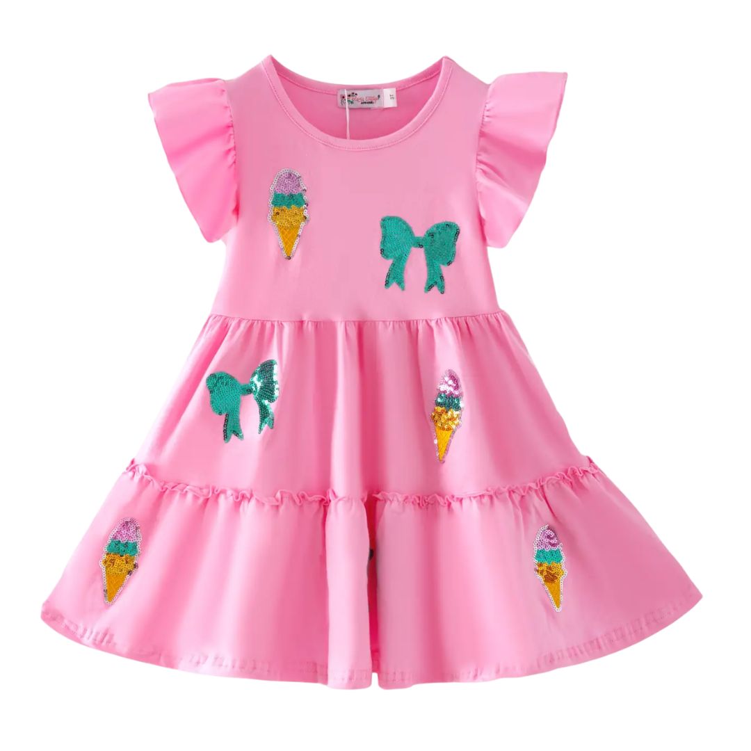 Ice Cream Sequin Dress