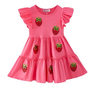 Strawberry Sequin Dress