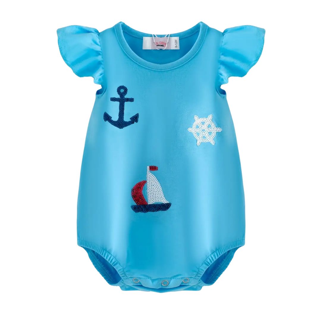 Ahoy Sequin Romper