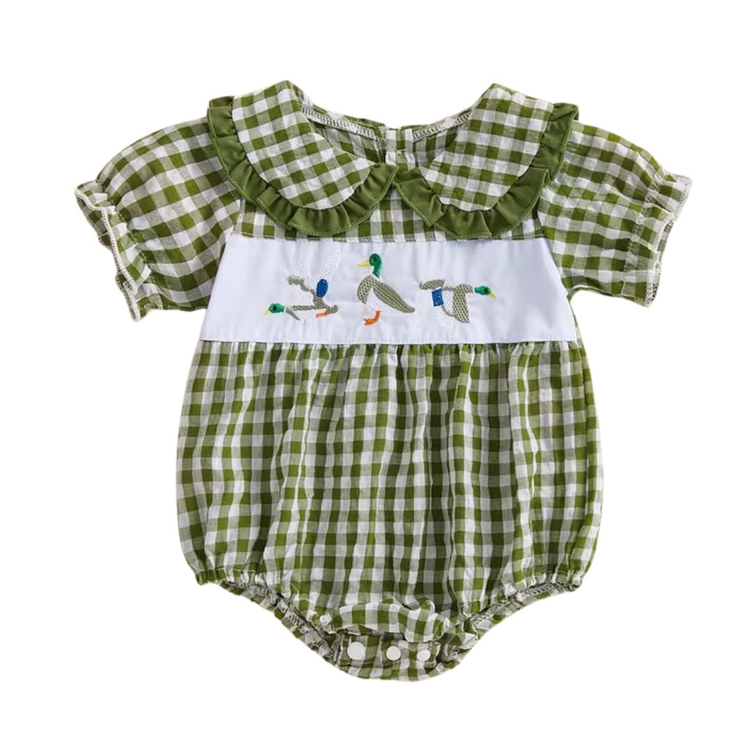 Green Duck Peterpan Ruffle bubble