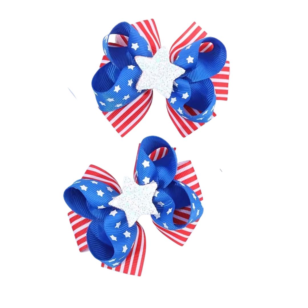 Patriotic 2-Pack Bows