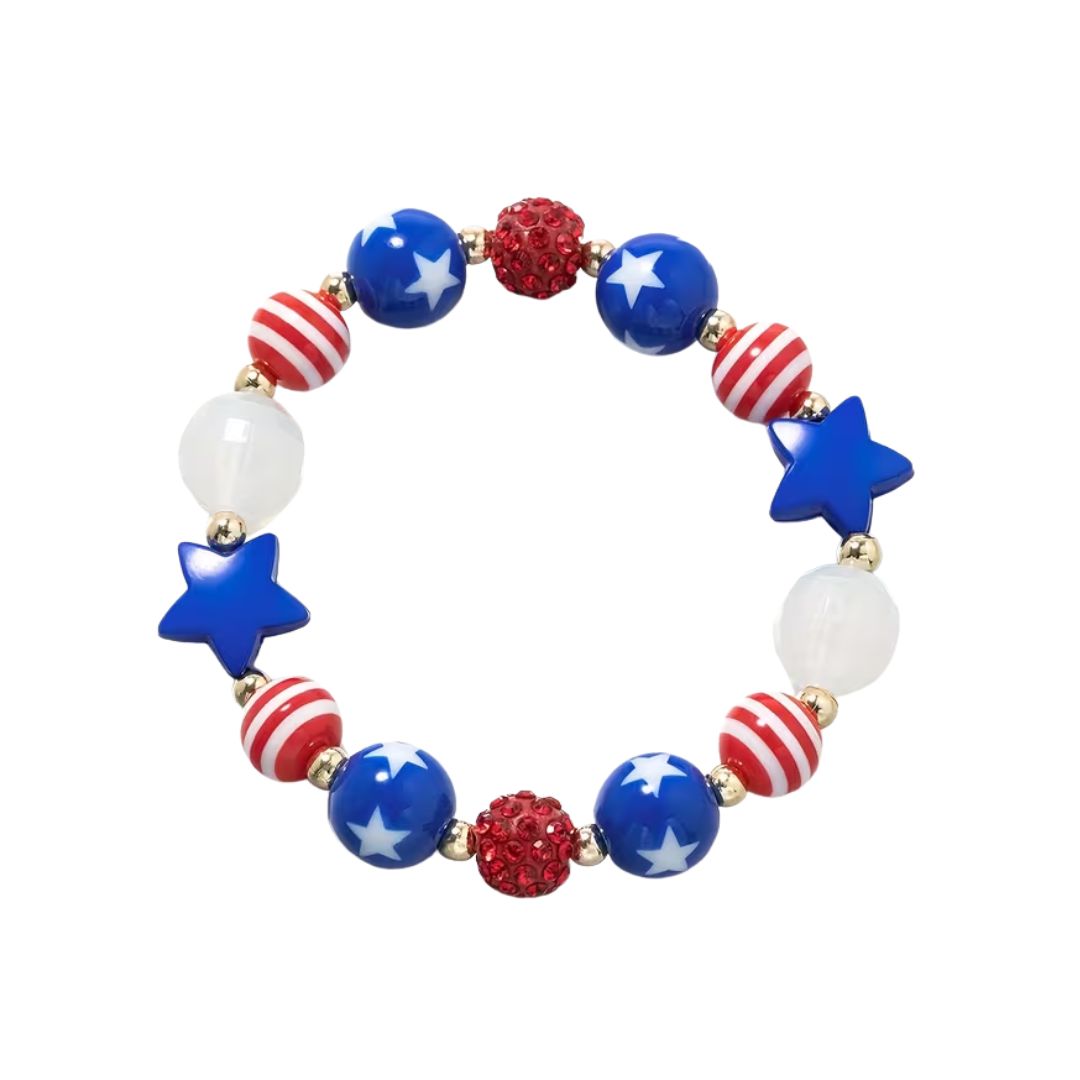 America Beaded Bracelet
