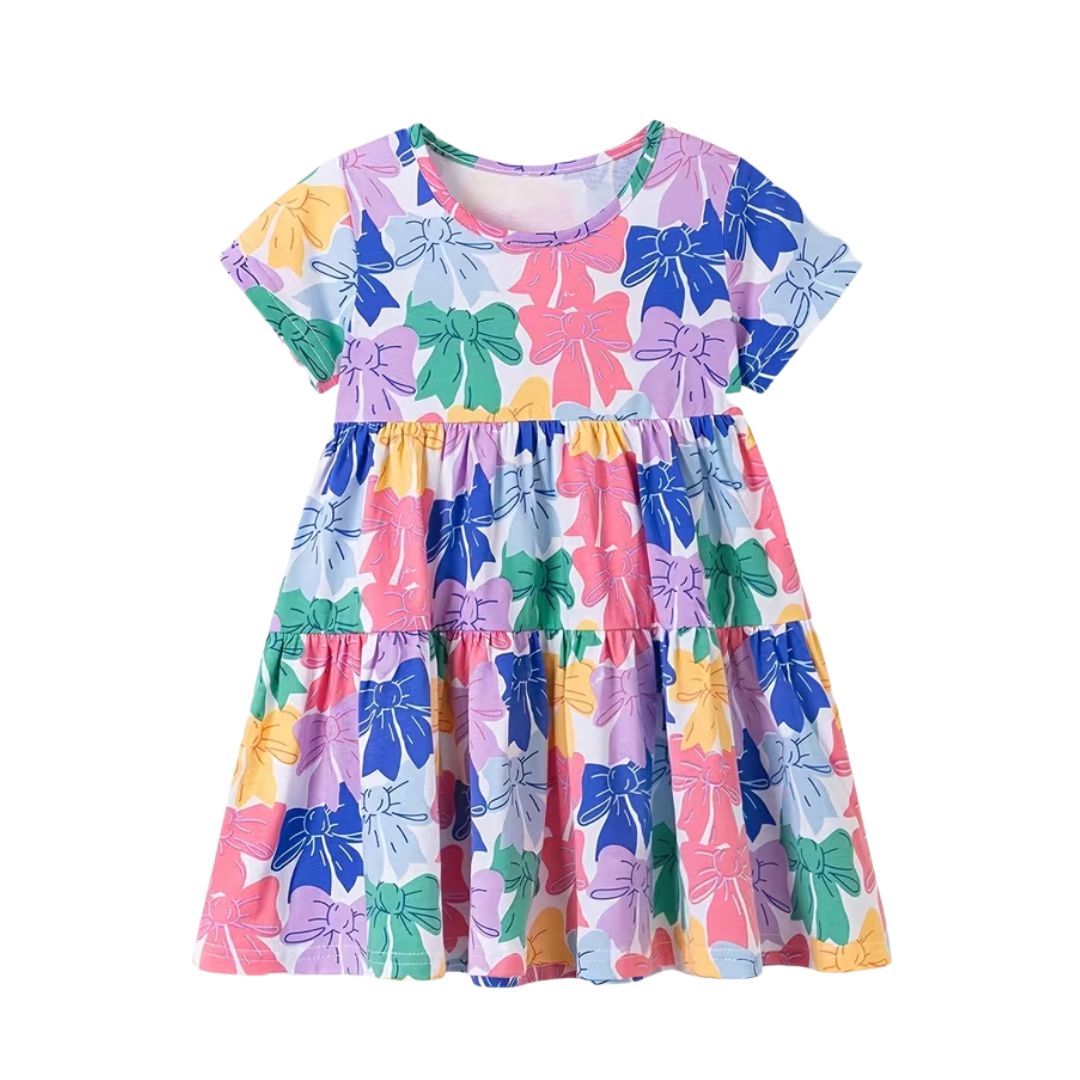 Colorful Bow Dress