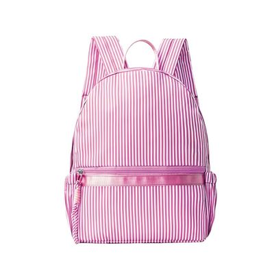 Pink Stripe Backpack
