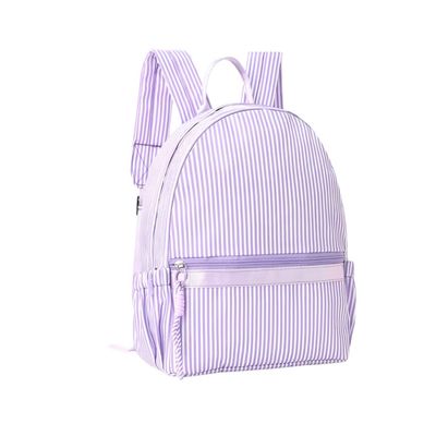 Purple Stripe Backpack