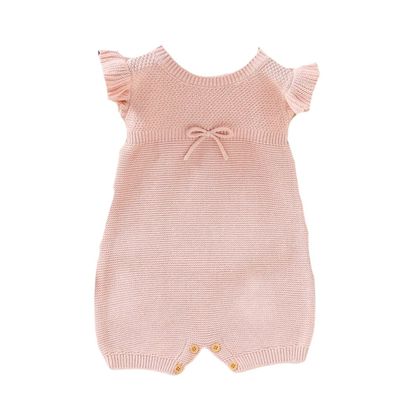 Knit Bow Romper