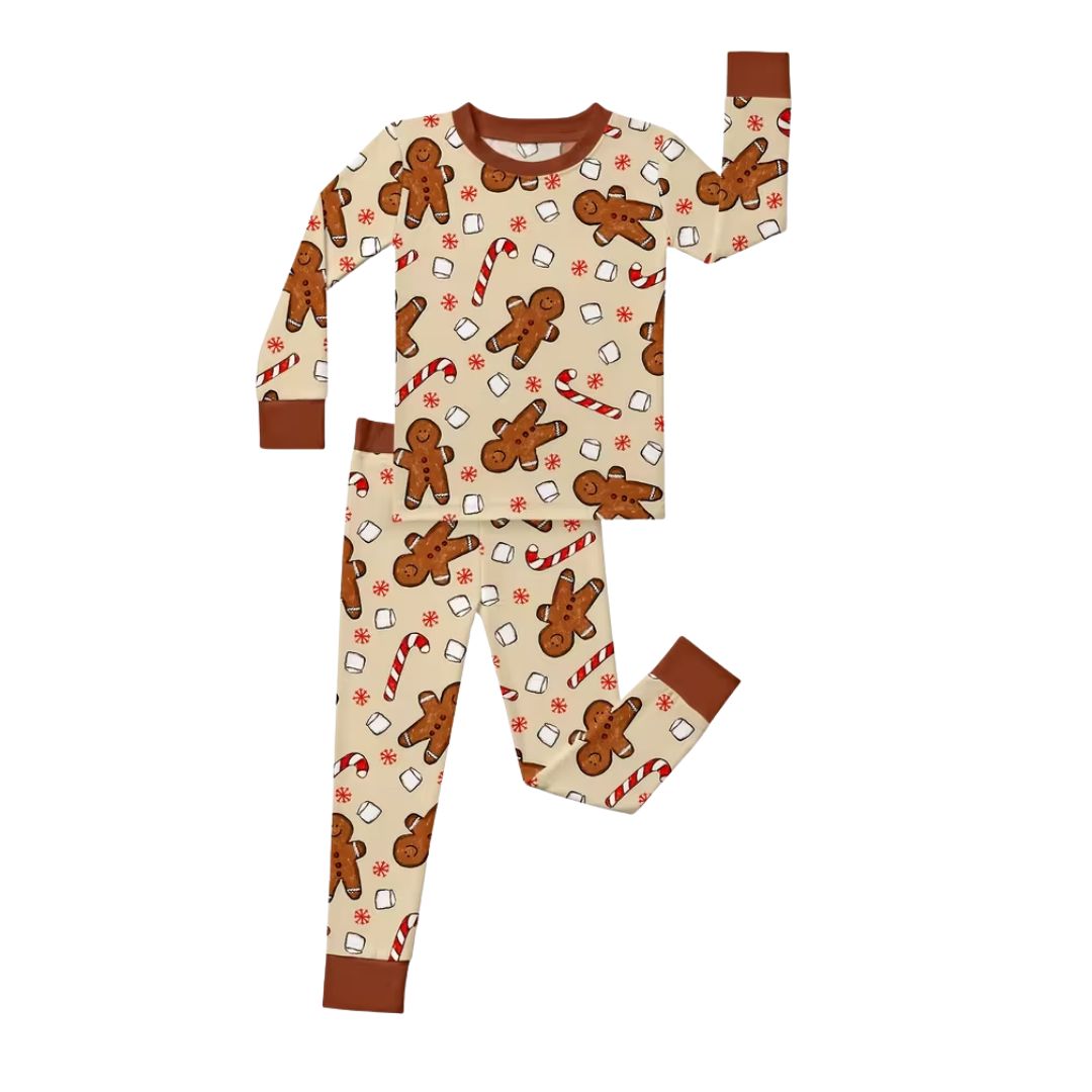 Gingerbread Bamboo 2-Piece Pj Set