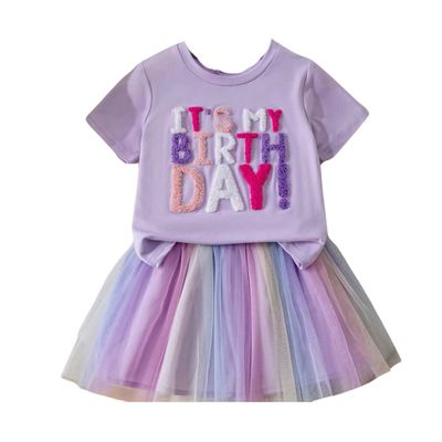 Purple Birthday Shirt and TuTu
