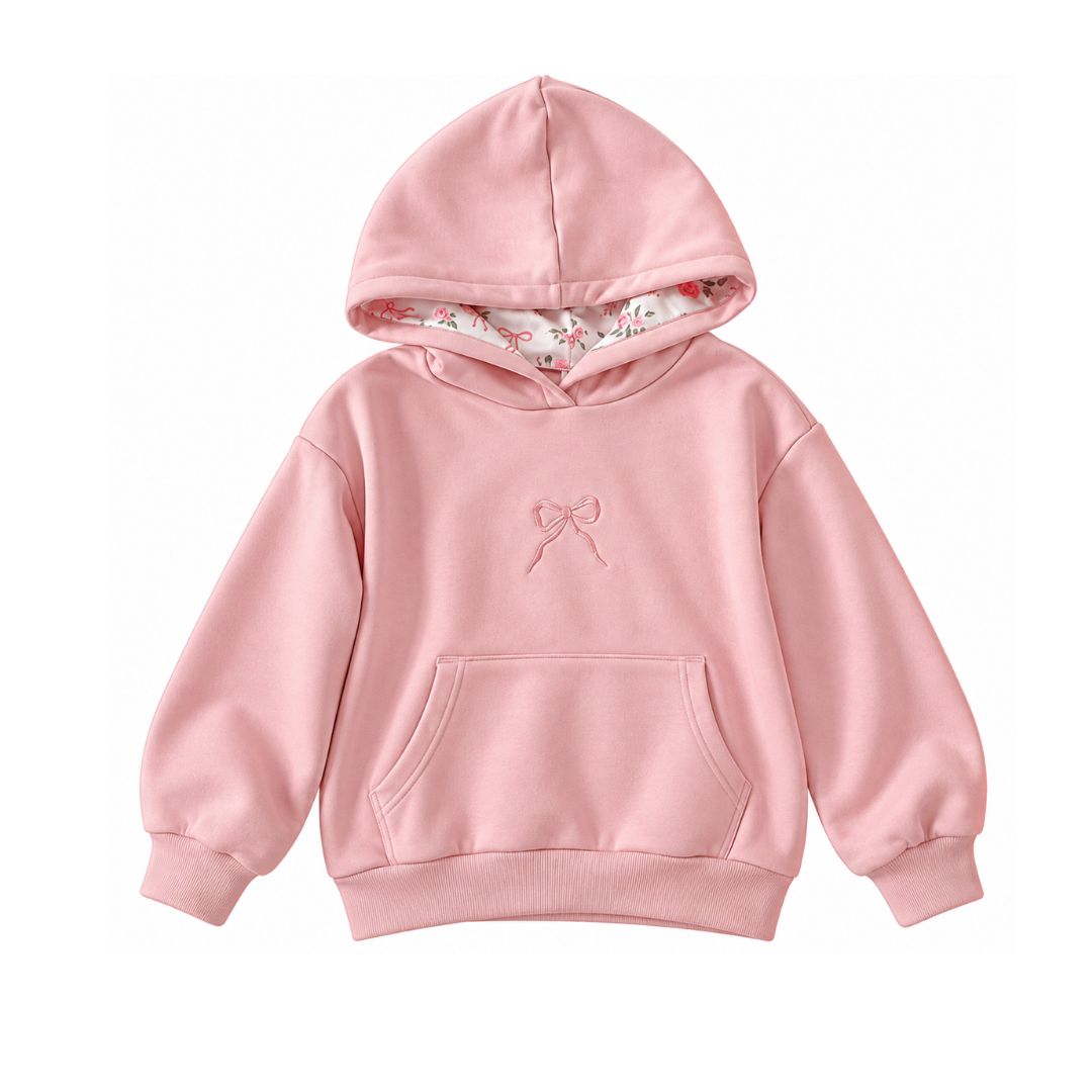Pink Bow Hoodie