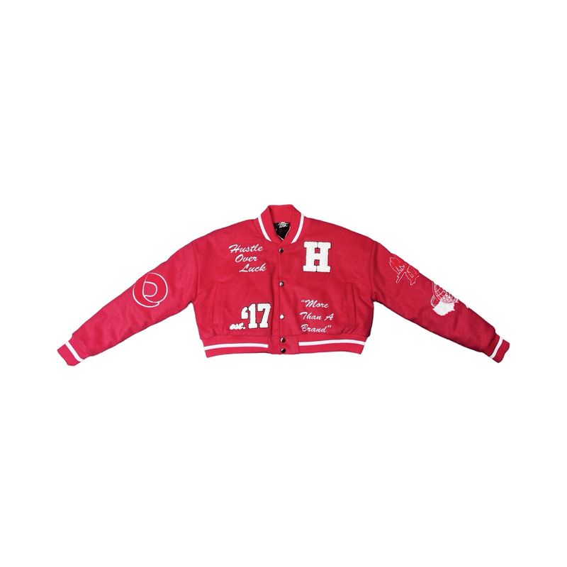 Womens Crop Varsity