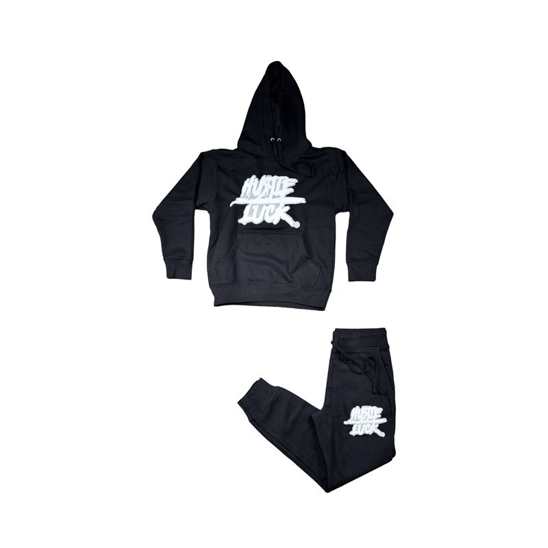 Black Jogger Sweatsuit