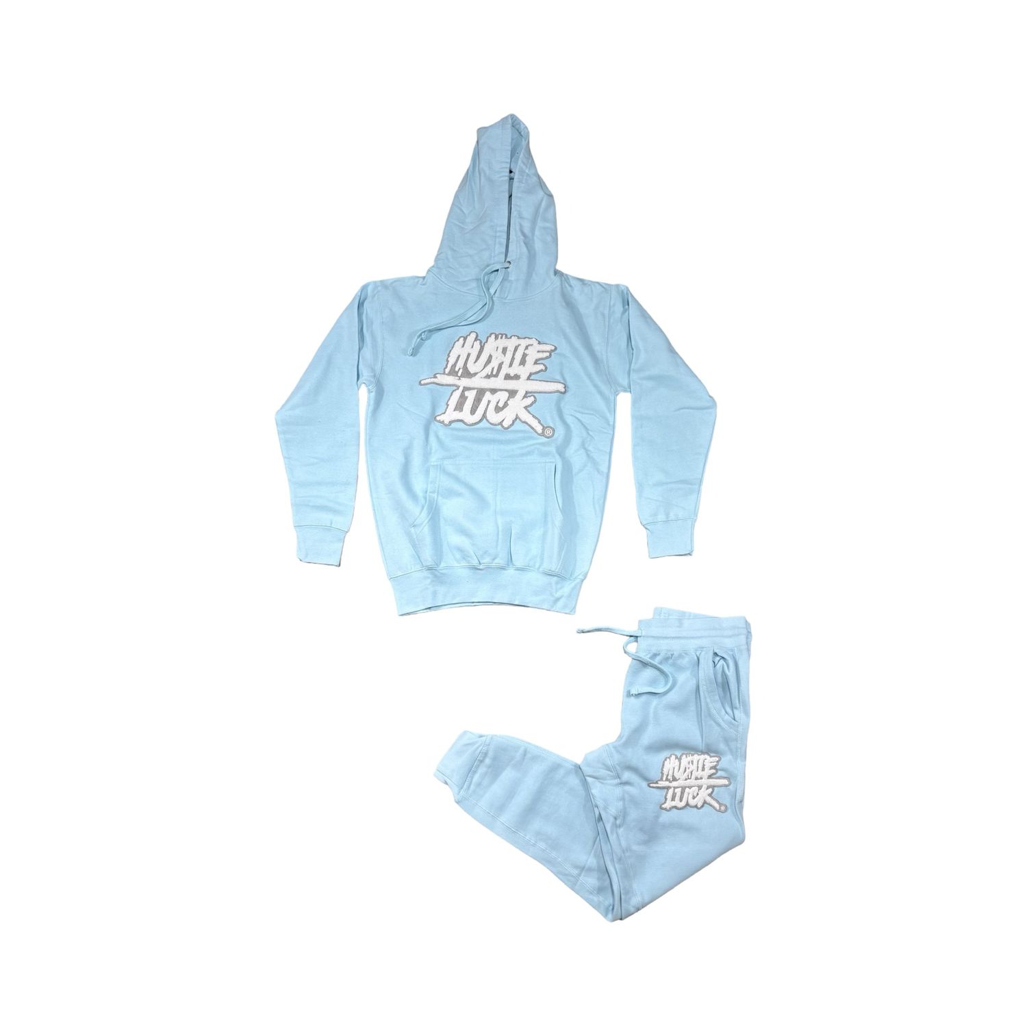 Sky Blue Jogger Sweatsuit