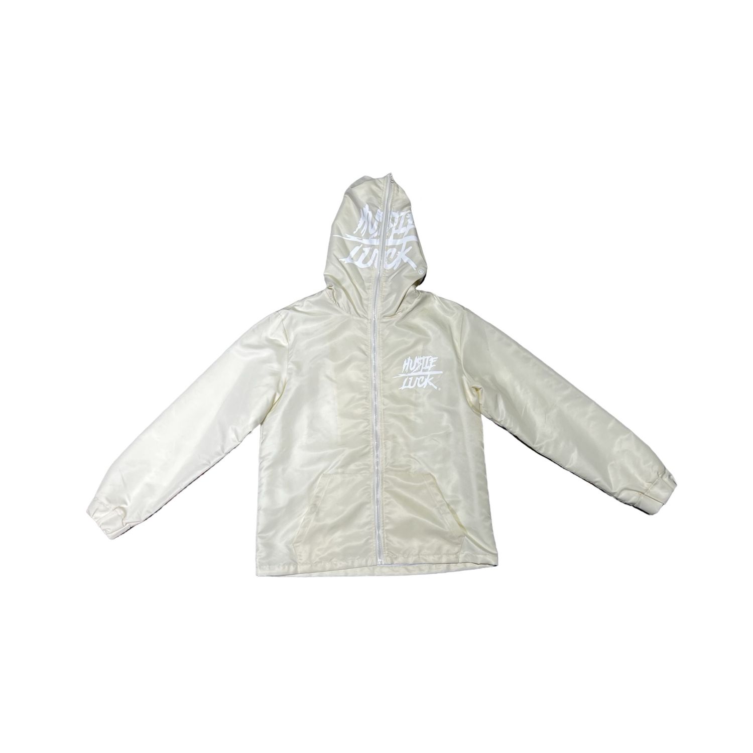 Windbreaker 3 Print Full Zip, Colour: Tan, Size: S
