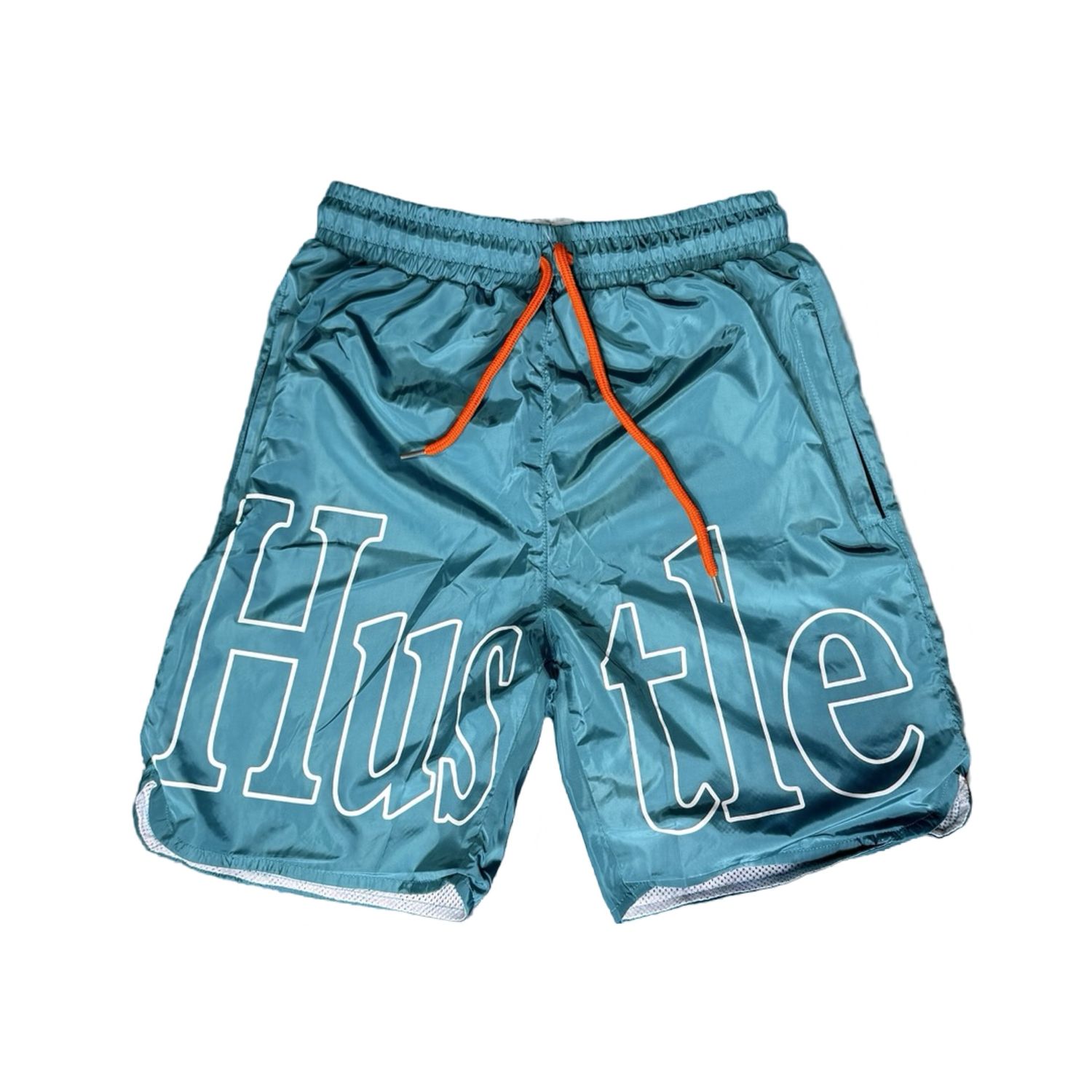 Nylon Shorts, Colour: Turquoise, Size: S