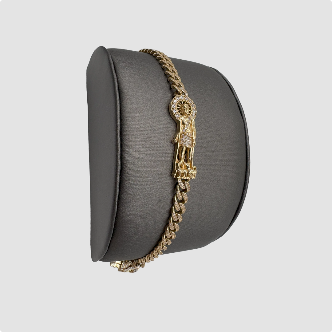Pulsera San Lázaro 14k
