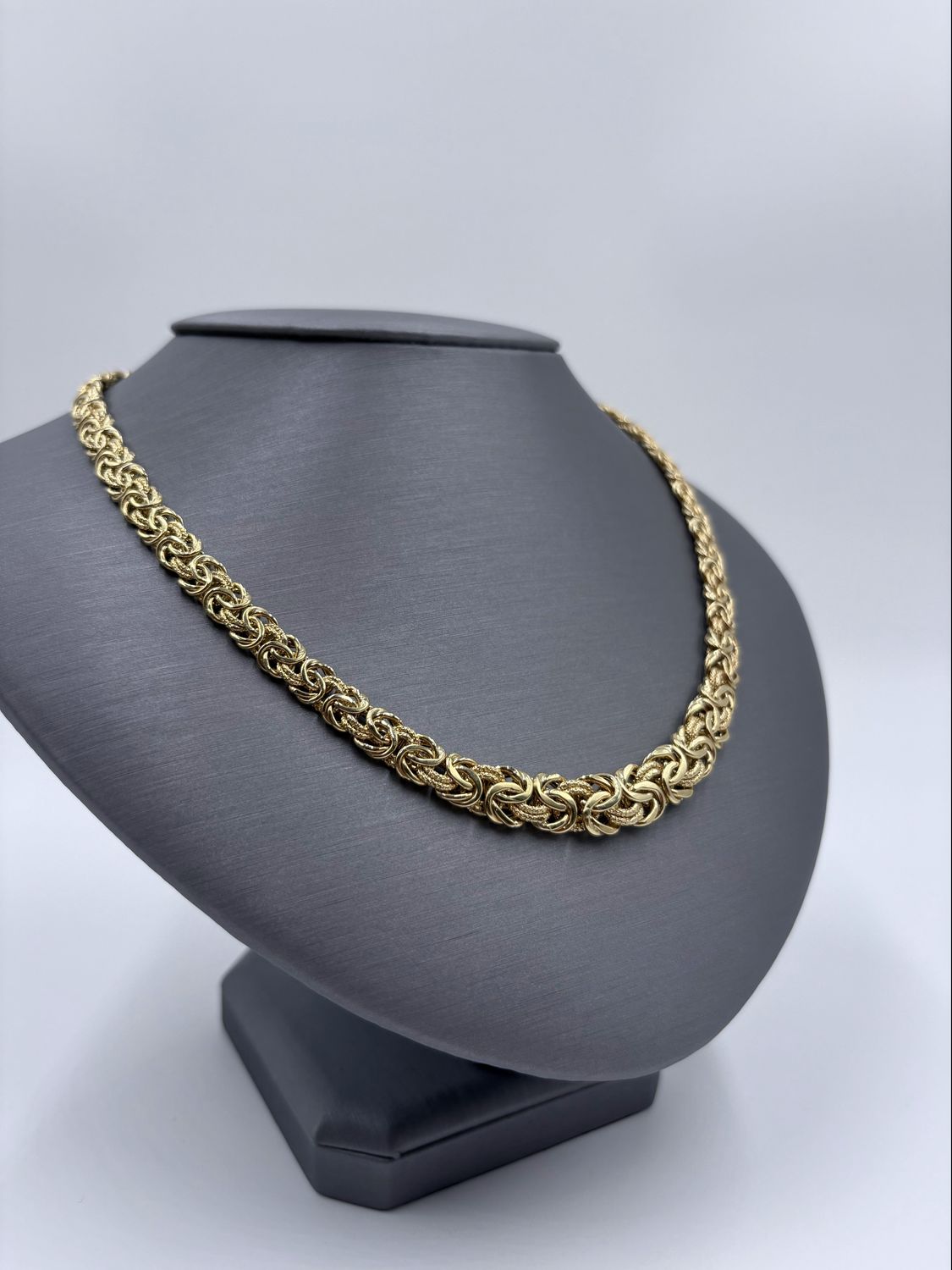 Gargantilla bizantino 14k