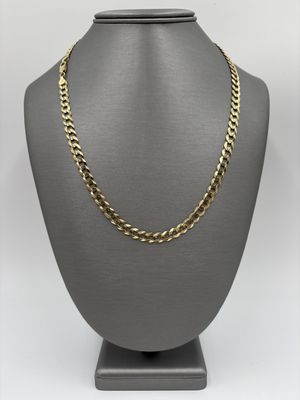 Cadena martillada 10k