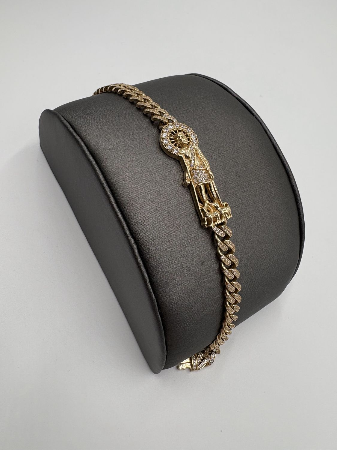 Pulsera de San Lazaro 14k