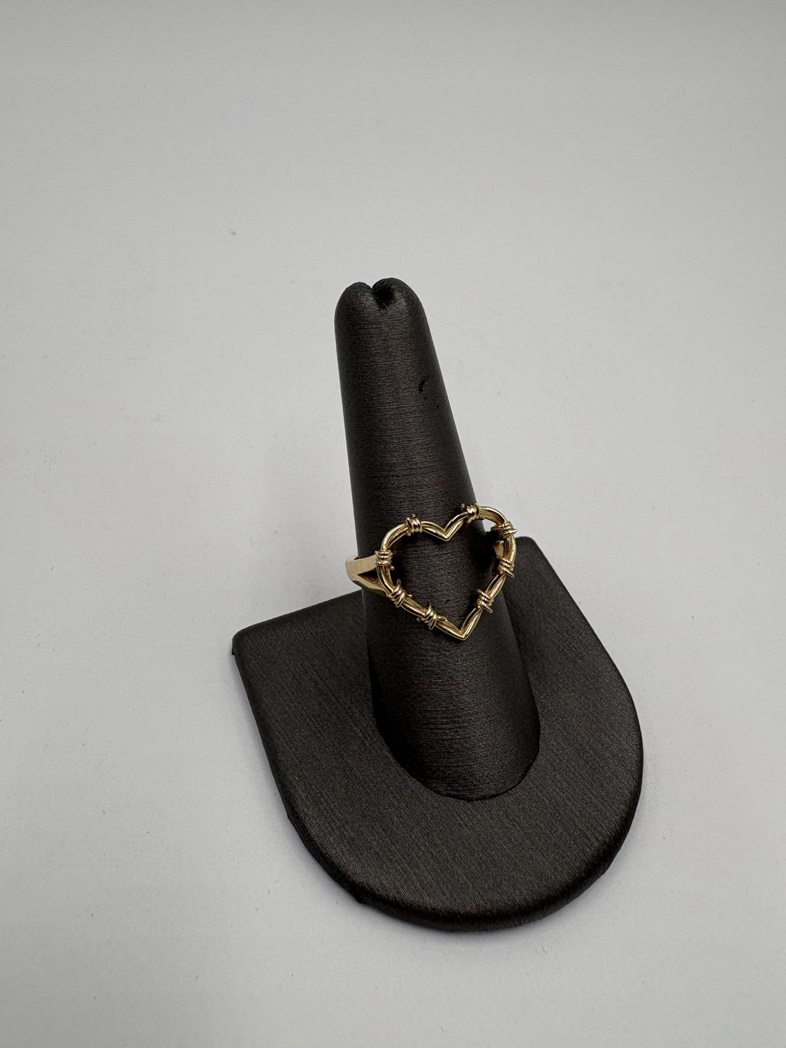 Anillo de corazon 14k