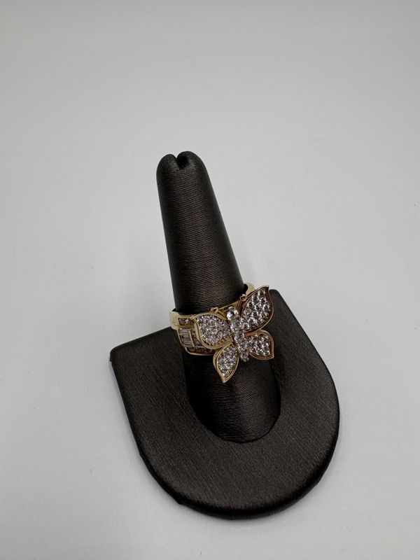Anillo princesa de mariposa 10k