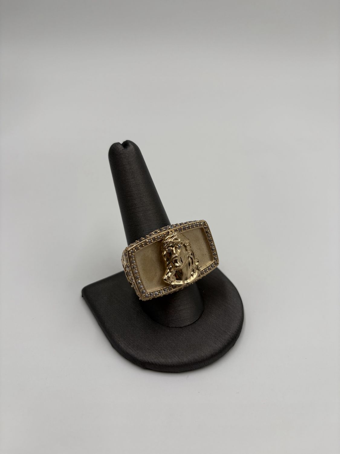 Anillo del rostro de cristo 10k