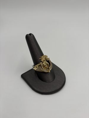 Anillo de hombre de caballo 10k