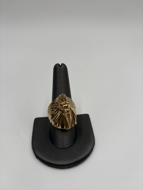 Anillo de hombre de santa barbara 10k