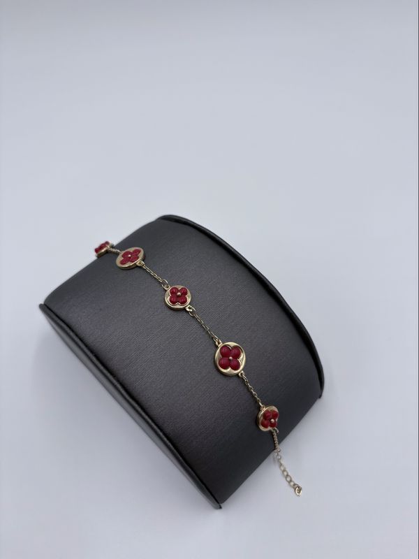 Pulsera de Flores 14k