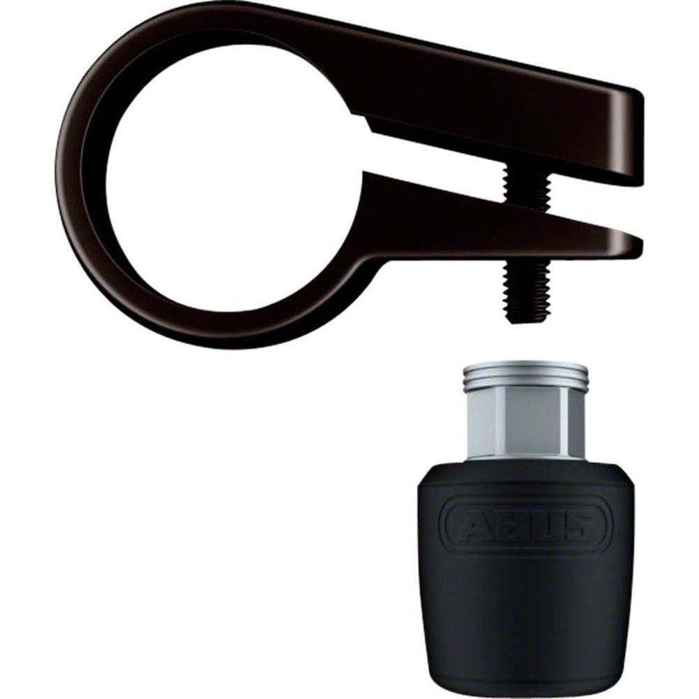 Abus Nutfix Locking Seatpost Clamp - 28.6mm - Black/Black