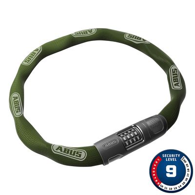 Abus 8808C Chain Combo Lock 85cm Green