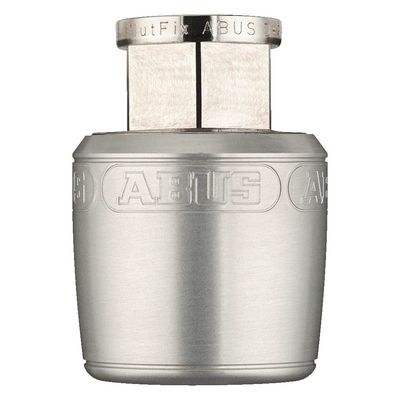 Abus Nutfix Locking Axle Nuts Pair M9 - Silver