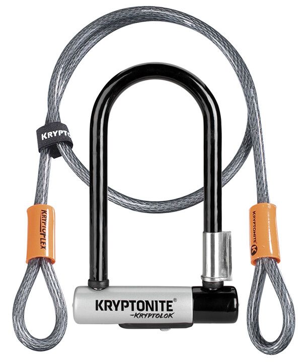 Kryptonite KryptoLok Series 2 Mini 7 w/ 4&#39; Flex Cable
