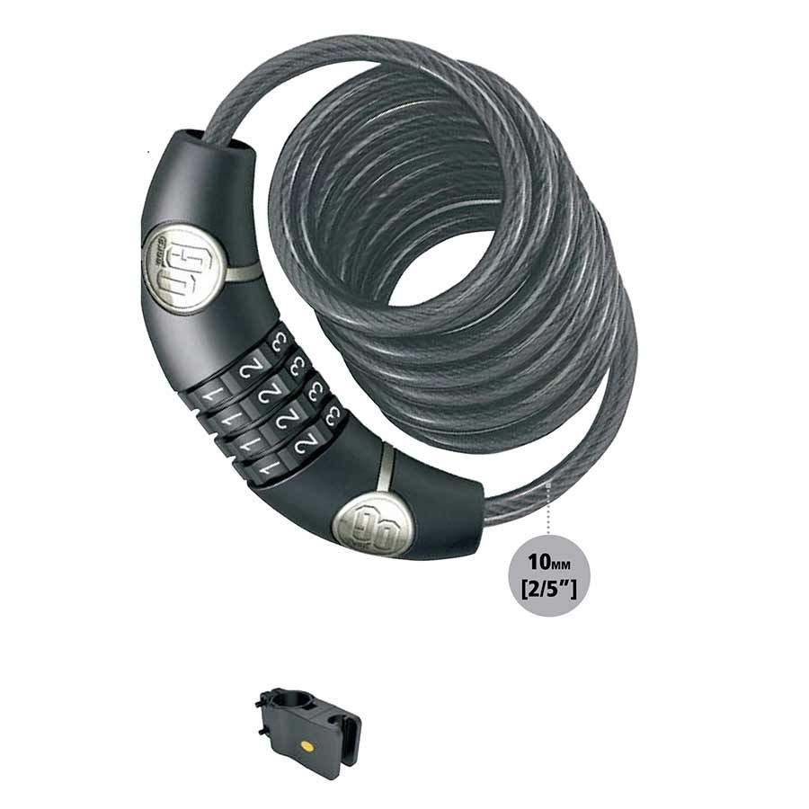OnGuard OG 5803 Coil Cable Combo Lock - 10/1850mm