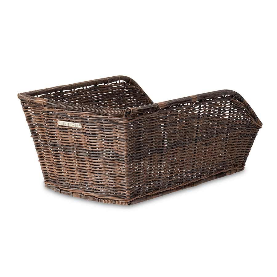 Basil Cento Rattan Rear Basket - Nature Brown