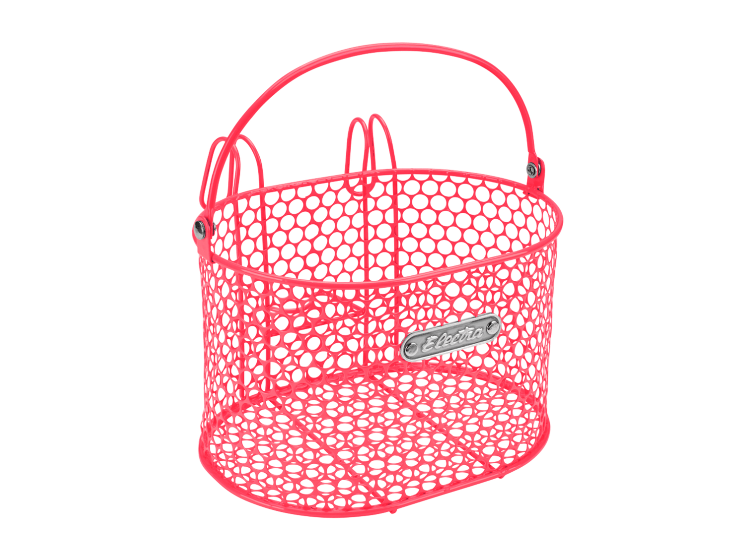 Electra Honeycomb Small Hook Front Basket - Pink