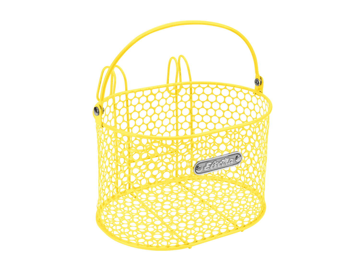 Electra Honeycomb Small Hook Front Basket - Yellow