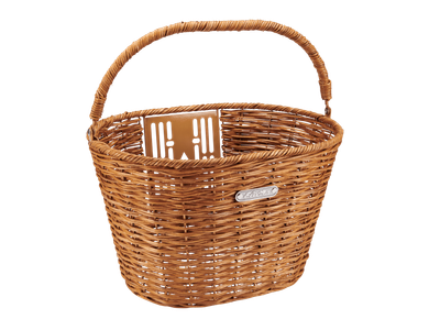 Electra QR Front Rattan Basket w/handle - Natural