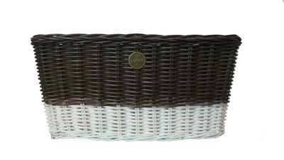 Linus Farmers Basket Brown / White
