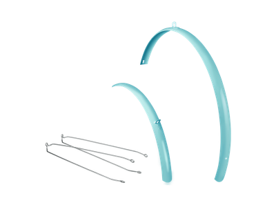 Electra Loft Fenders 700c - Blizzard Blue (Pair)