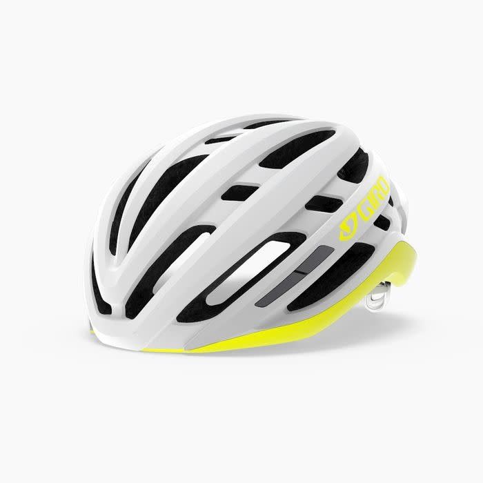 Giro Agilis W Helmet - MIPS - Matte White/Citron - S (51-55cm)